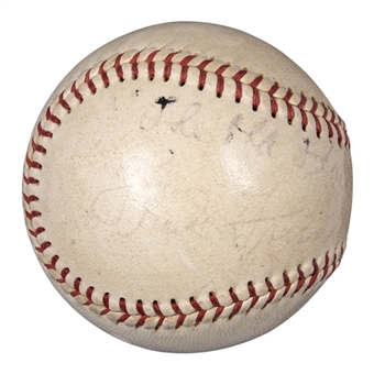 Frank Frisch Single Signed Baseball (PSA/DNA)